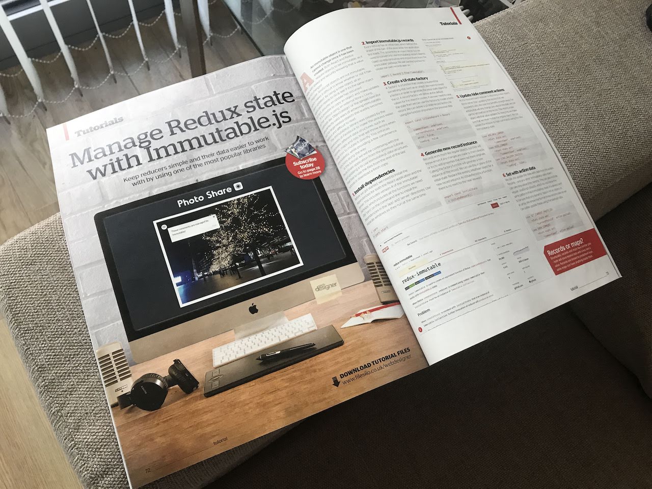 Manage Redux state with Immutable.js